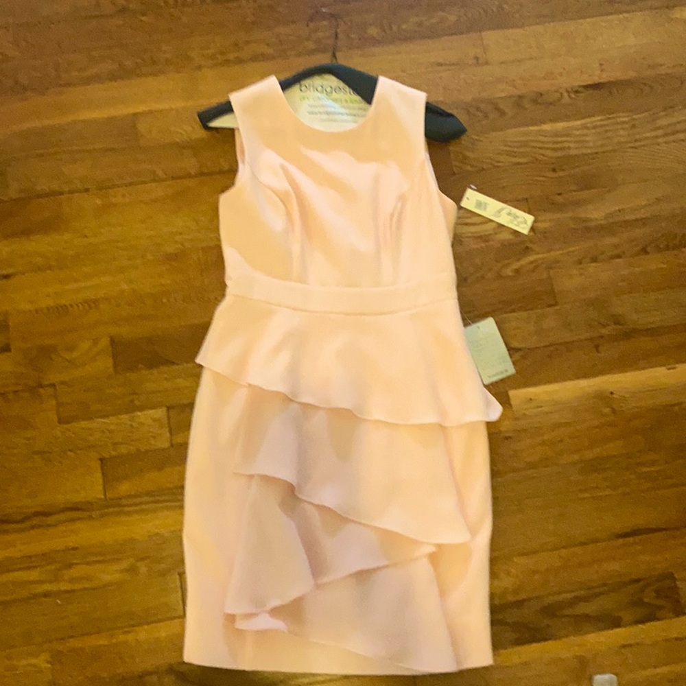 Eliza J blush cocktail dress size 2P
